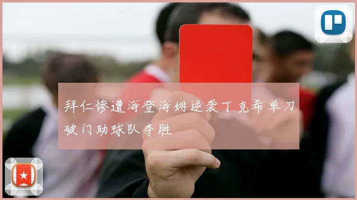 拜仁惨遭海登海姆逆袭丁克希单刀破门助球队夺胜